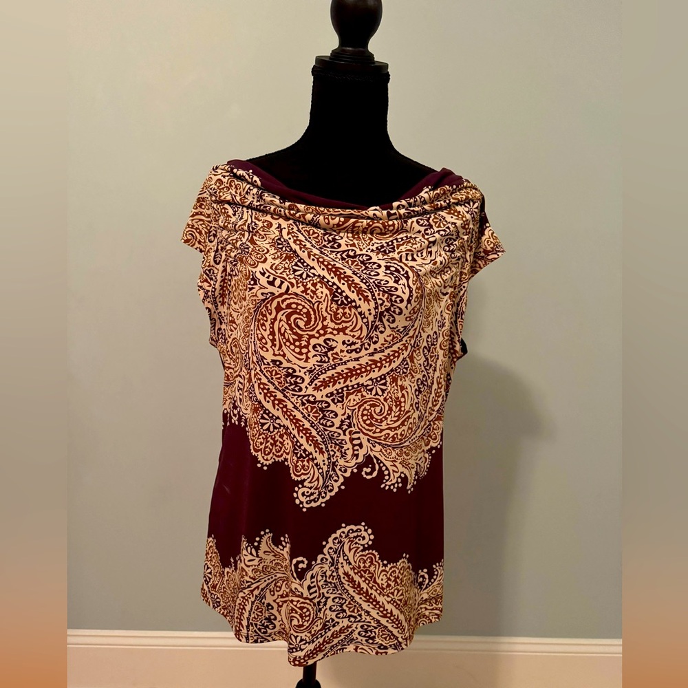 Elegant Paisley Women's Top